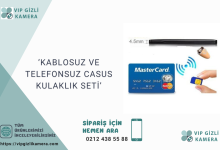 Kablosuz ve Telefonsuz Casus Kulaklik Seti